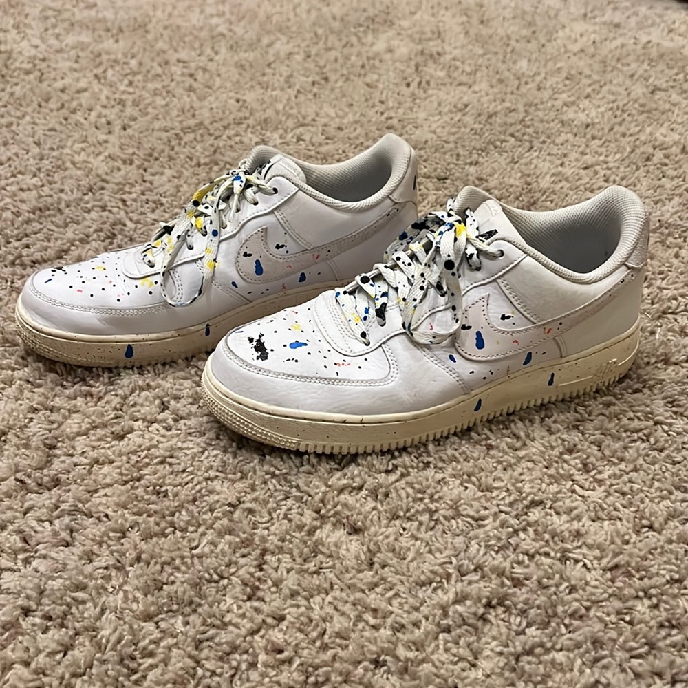 Like new Mens Air Force 1 - speckled